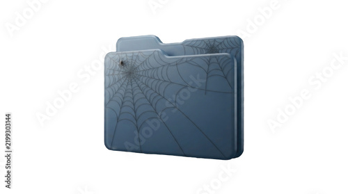 folder icon haloween theme on isolate on whitebackground