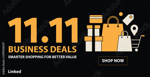 11.11 Business Deals Social Media Template Set