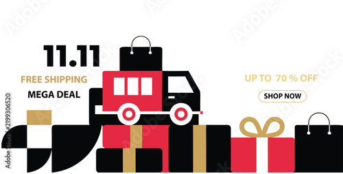 11.11 Shopping Sale Template Set