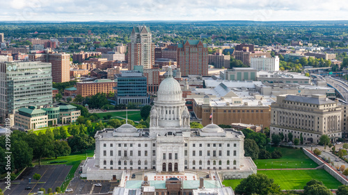 Aerial view of Downtown Providence Rhode Island