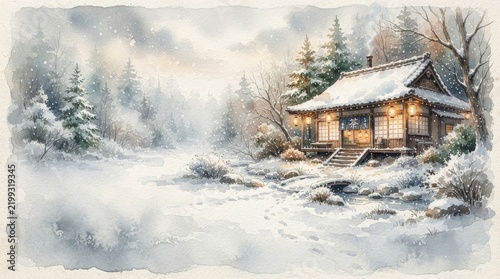 Serene Winter Retreat