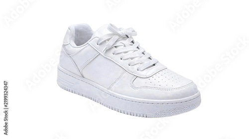 White Shoe PNG Cutout Isolated on Transparent Background