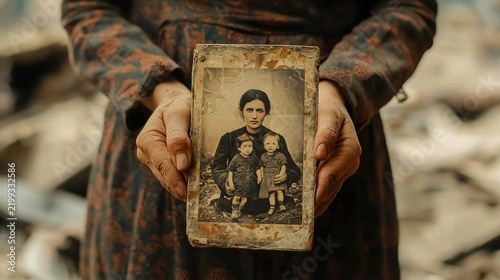 Family portrait relic