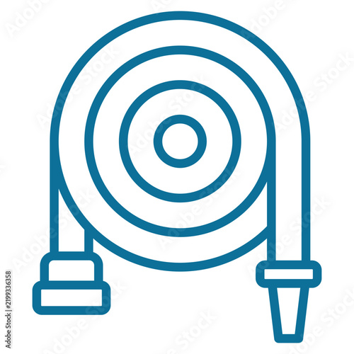 Tapety artystyczne Fire Hose Icon Element For Design