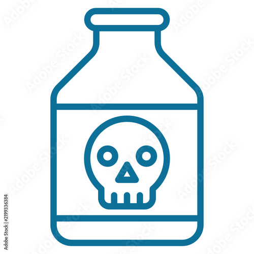 Tapety artystyczne Toxic Substances Icon Element For Design