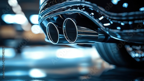 Vehicle exhaust pipes