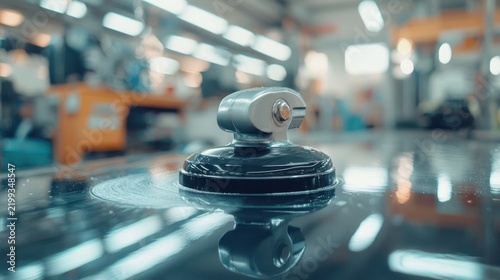 Automotive attachment factory interior