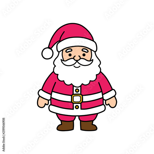 santa claus with gift