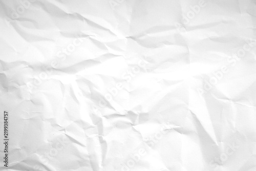 White Crumpled Paper Overlay PNG, Wrinkled and Folded Page Texture with Realistic Creases, Abstract Blank Sheet Mockup Background on Transparent