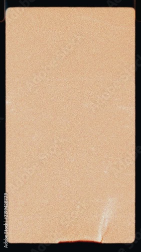 Vintage film strip damage with light leaks overlay