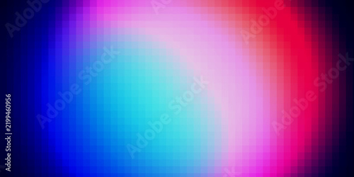 Abstract colorful pixel mosaic gradient background
