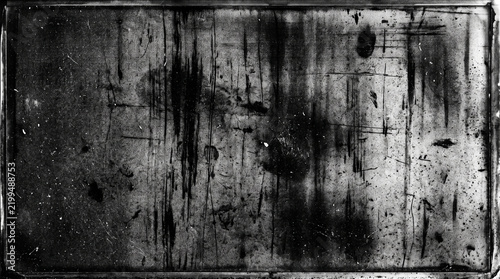 Distressed photocopier scanner texture with vertical streaks and dust