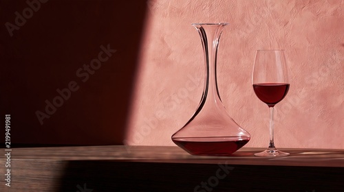 Elegant Wine Service in Warm Dramatic Light