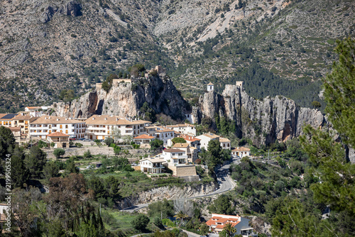 El Castell de Guadalest, comarca of la Marina Baja, province of Alicante, Valencian Community, Spain