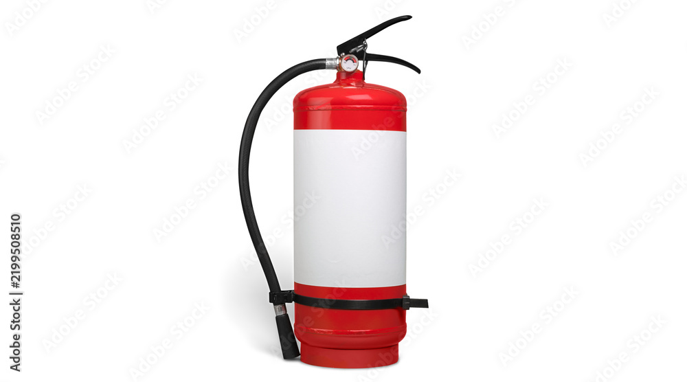 Obraz premium fire extinguisher, red extinguisher, white cylinder, safety equipment, emergency gear, fire safety, fire extinguisher PNG, PNG