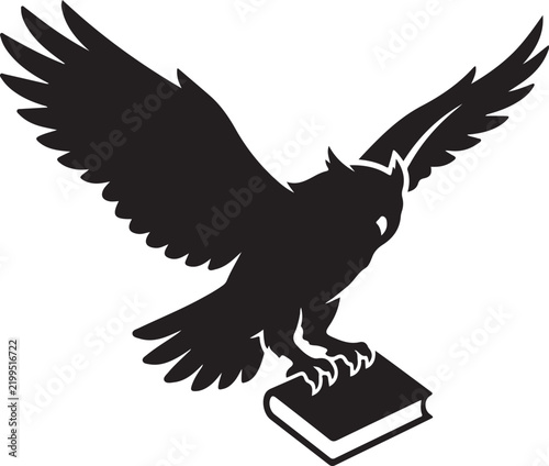 Owl Holding Book