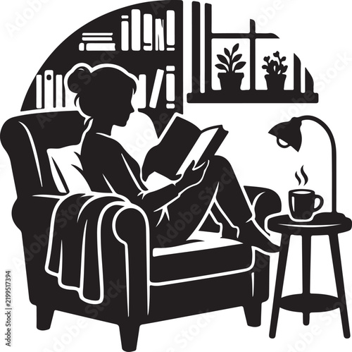 Woman Reading Book