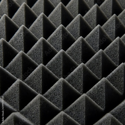 Acoustic Foam Pyramid Texture Pattern