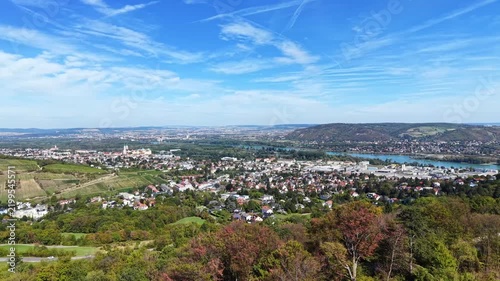 Klosterneuburg in Lower Austria during summer and autumn