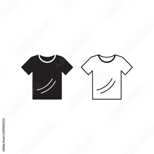 Minimal T Shirt Icon Black Fashion Design