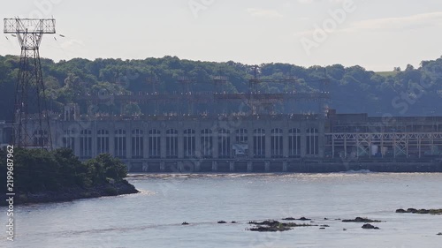 Hydroelectric power plant dam on the Susquehanna River in Maryland