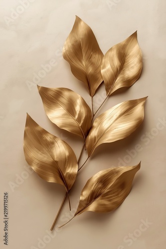 Plant 3d dry light shadow wall background illustration 