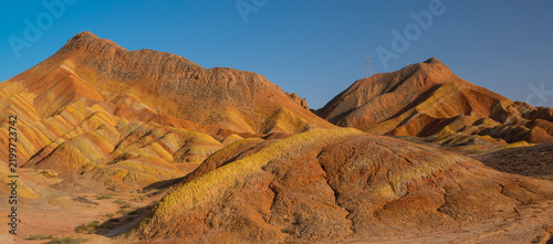 Colorful Danxia Landform in Zhangye, Gansu, China