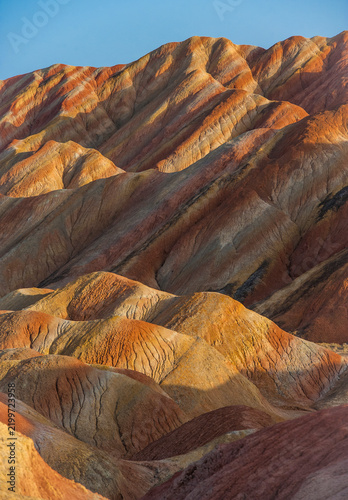 Colorful Danxia Landform in Zhangye, Gansu, China