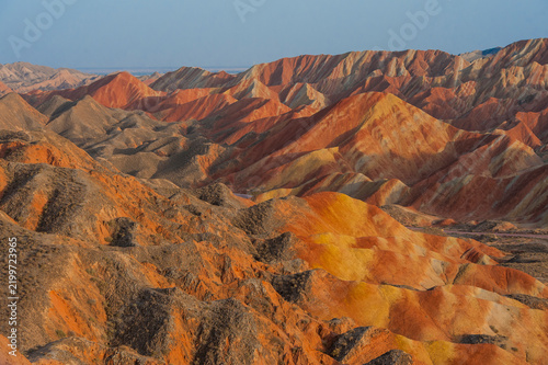 Colorful Danxia Landform in Zhangye, Gansu, China