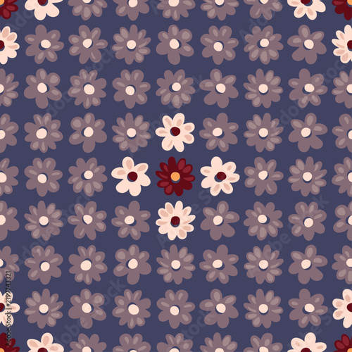 Flower Collection - Bloomgrid - Dusty Mauve