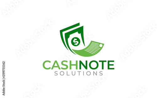 Illustration graphic vector of fast cash payment business logo design
