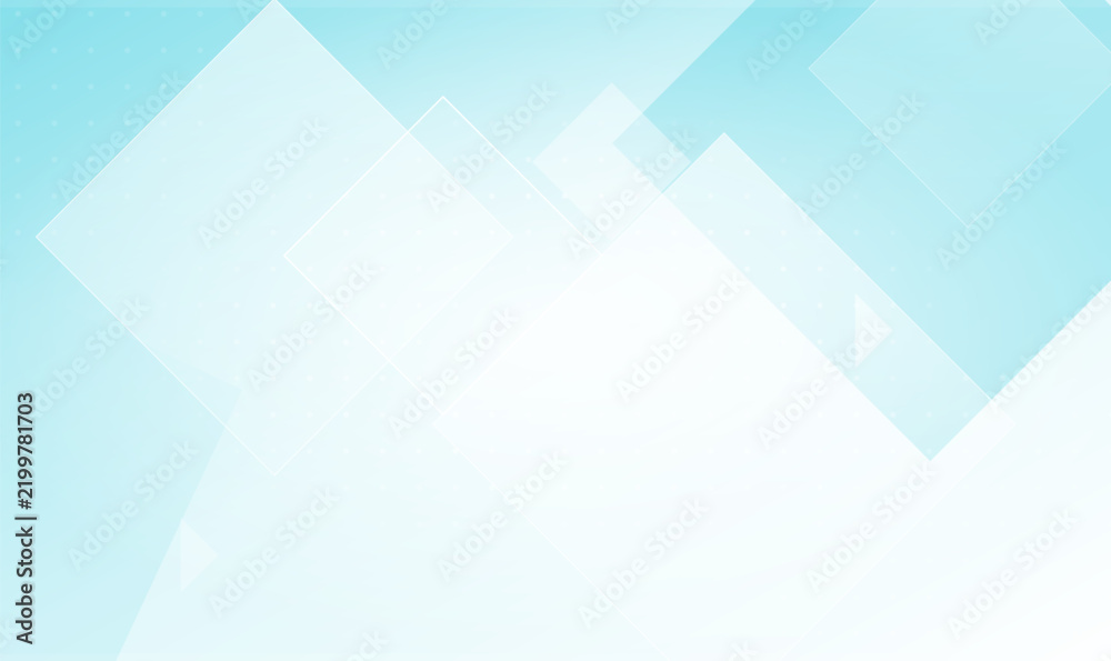 Obraz premium Abstract Light Blue Geometric Background with Squares for Website Banner and Presentation