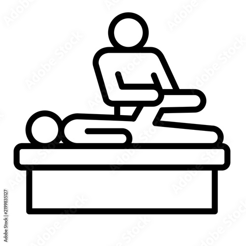 Naklejka Physiotherapy Icon