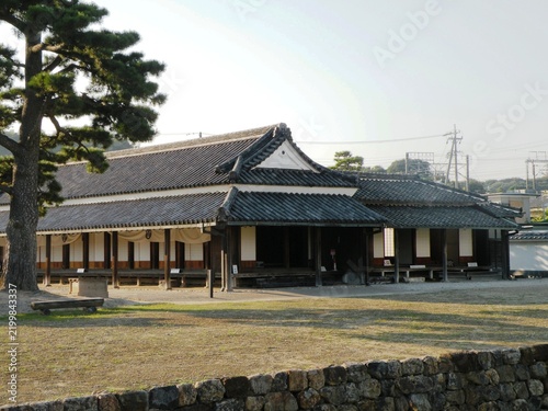 東海道新居宿の風景　旧新居関所跡