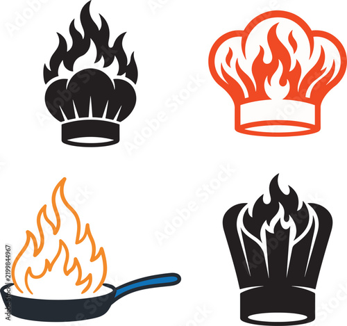 The cook's hat in the kitchen.