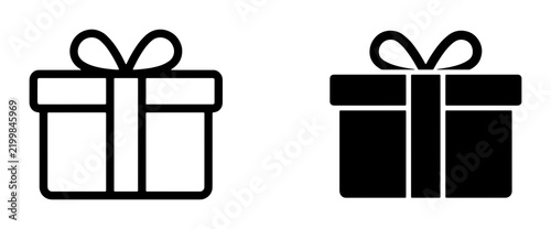 Gift Box Icons, Present Symbols, Celebration Packaging, Surprise Box Graphics, Festive Gift Vector Art