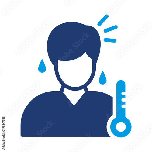 Naklejka Illness Icon