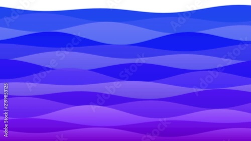 Abstract blue and purple wavy background pattern with layered curved lines for creative design projects