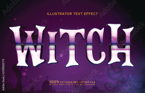 wicked witch text effect