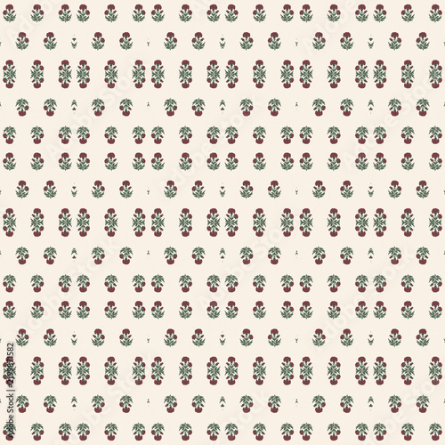 Seamless Pattern Design | Vintage Decorative Pattern | Floral & Botanical Inspired | Surface Pattern Background