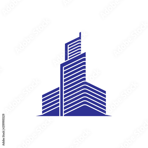 Minimalist Skyscraper Building Icon