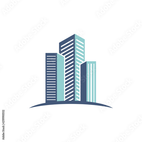 Minimalist Skyscraper Buildings Illustration