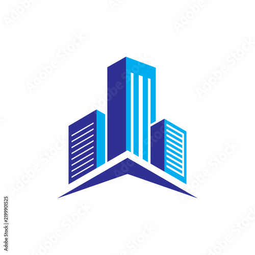 Minimalist City Skyline Vector Illustration