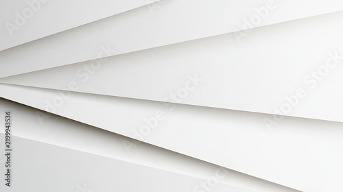 Subtle Depth Created by Folded Paper Planes in Bright Light