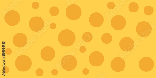 Cheese texture with seamless pattern vector graphic illustration background with holes yellow flat design cartoon element design. Vector illustration