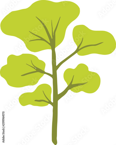 vector illustration of a tree