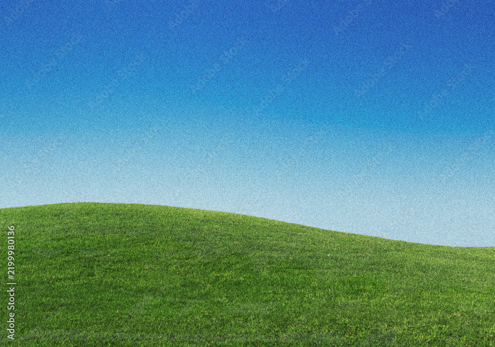 Obraz premium Grainy grass field landscape background