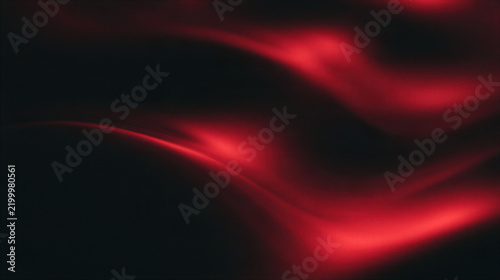Abstract red light wave pattern on dark background