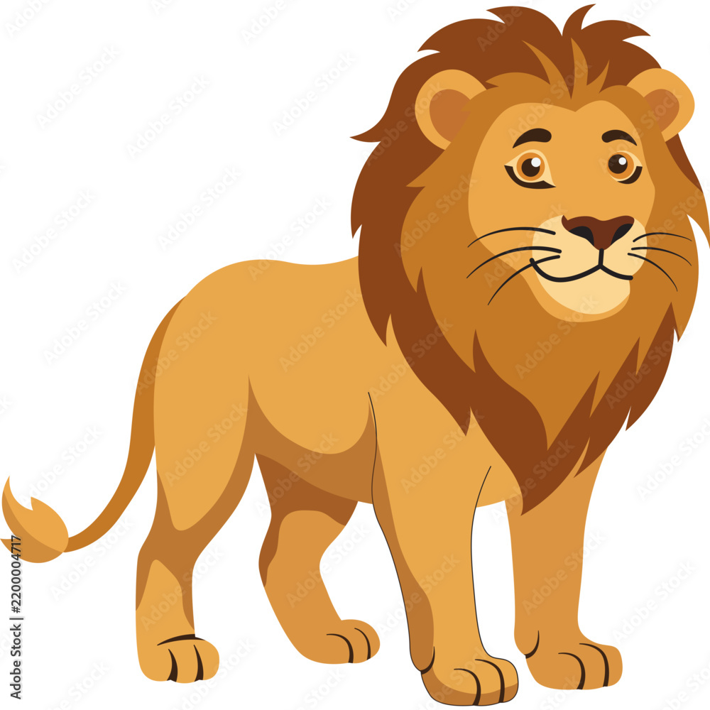 Fototapeta premium Animal Illustration Cute