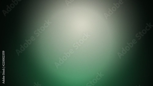 Abstract dark green gradient background with bright central light source and moody cinematic aesthetic